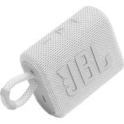 JBL GO 3 Bluetooth Portable Waterproof Speaker White