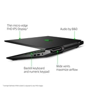HP Pavilion (2019) Gaming Laptop - 9th Gen / Intel Core i5-9300H / 256GB SSD / 8GB RAM / 4GB NVIDIA GeForce GTX 1650 Graphics / Windows 10 Home / Black - [15-DK0096WM]