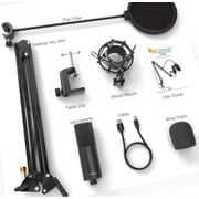 Fifine K780 Studio USB Microphone Kit With Arm Stand, Shock Mount, Pop Filter For Podcasting, Vocal