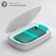 Momax Q.Power UV box Sanitizer with Qi Fast Wireless Charger White-QU1W