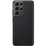 Samsung Leather Cover Black Samsung S21 Ultra