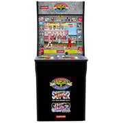 Arcade1Up Street Fighter 2 Arcade Cabinet 3 Games in 1 w/ Generic Riser