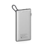 Powerology - 6 in 1 Power Station 10000mAh 2.1A with Built-In Cable - White