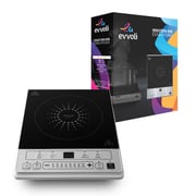 evvoli Induction Hob With 8 Stage Power Setting And 6 Cooking Programs 2100W EVKA-IH106S