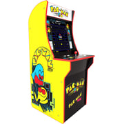 Arcade1Up Pacman 2 Games in 1 with Light-up Marquee stool and Riser Set
