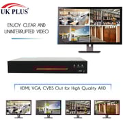 UK PLUS 8Piece 1080P 8CH Home Security Surveillance Camera With DIY Kit