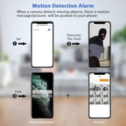 UK Plus 720P HD Mini Portable Wireless Nanny Camera Black - UK-161 S6