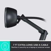 Logitech HD Webcam 73mm Black