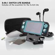 dreamGEAR Starter Kit Lite - Accessories Kit for Nintendo Switch Lite - 8 in 1 Bundle