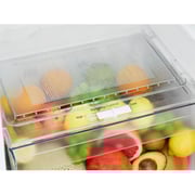 LG Top Freezer Refrigerator 345 Litres GR-C345SLBB Platinum Silver Smart Inverter Compressor Multi Air Flow Smart Diagnosis
