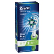 أورال-بي كروس أكشن فرشاة أسنان كهربائية خضراء