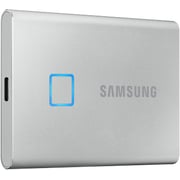 Samsung Portable SSD T7 TOUCH USB 3.2 With Fingerprint And Password Security - 1TB Silver (MU-PC1T0S/WW )