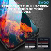 BWOO Tempered Glass Screen Protector Clear iPhone 8Plus/7Plus/6Plus