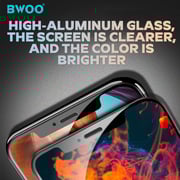 BWOO Tempered Glass Screen Protector Clear iPhone 8Plus/7Plus/6Plus
