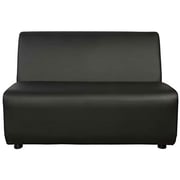 Mahmayi Metal Coco Two Seater Custom Sofa, CO_SS2PU_SBL, Black, H77.5 x W109 x D75 cm