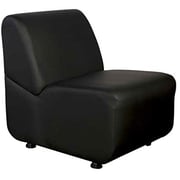 Mahmayi Metal/Wood Coco Single Seater Custom Sofa, CO_SSPU_SBL, Black, H75 x W55.5 x D77.5 cm