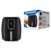 Sonashi Digital Air Fryer 1800W 6.2L SAF-620 Black