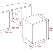 TEKA Single Door Refrigerator 130 Litres TKI3145DME
