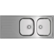 TEKA Inset Reversible Stainless Steel Sink Two Bowls And One Drainer Universe 80 T-Xp 2B 1D