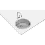 TEKA STARBRIGHT 45 E-XN 1B RND 2-in-1 installation stainless steel Kitchen Sink with matt finish