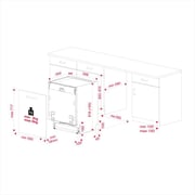 TEKA DFI 46700 Fully Integrated Built-In Dishwasher A++ with Extra Drying function