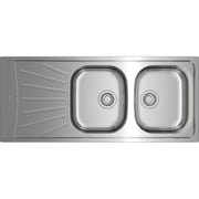 TEKA Inset Reversible Sink With Matt Finish Two Bowls And One Drainer Starbright 80 E-Xn 2B 1D