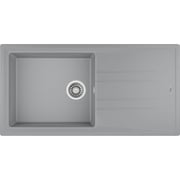 TEKA Inset Tegranite Sink With One Bowl And One Drainer Stone 60 L-Tg 1B 1D Mg
