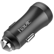 Havit Dual USB Car Charger 58mm Black