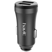 Havit Dual USB Car Charger 58mm Black
