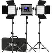 GVM 800D-RGB LED Studio 3-Video Light Kit