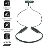 JBL LIVE 220BT Wireless in-ear neckband headphones Green