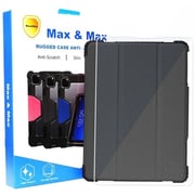 Max & Max Case With Screen Protector Black iPad 10.2Inch