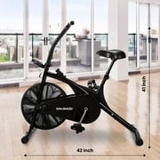 Sparnod Fitness SAB-03 Air Bike Exercise Cycle for Home Gym