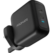 Promate Power Delivery USB-C Charging Adapter Black