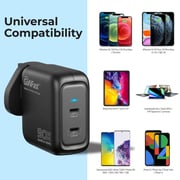 Promate Power Delivery USB-C Charging Adapter Black