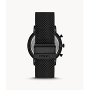 Fossil Men's Neutra Chronograph Black Stainless Steel Mesh Watch FS5707