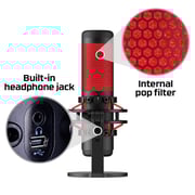 HyperX QuadCast USB Condenser Gaming Microphone HX-MICQC-BK