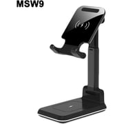 Max & Max 2 In 1 Wireless Charging Stand Black