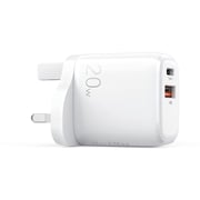Max & Max 20W Dual Port Fast Charger White