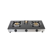 NEVICA 3-Burner Glass Top Gas Stove NV-847GS Black