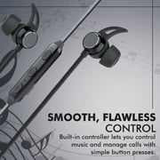 Promate Wireless Earphones with Mic, Bluetooth 5.0, Water-Resitant and Multi-Point Pairing, Flow