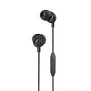 Promate Wired In-Ear Headphones with Mic, HD Driver, Comfortable Earbuds and 1.2m Cord, ICE Black