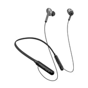 Promate Bluetooth 5.0 Wireless In-Ear Headphone with Mic,In-Line Control and Neckband Design, Quartz Grey