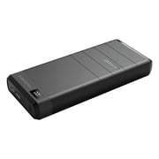 Promate 78W USB-C Power Bank with 30000mAh Battery, 60W PD and 18W QC 3.0 USB Port, Capital-30 Black