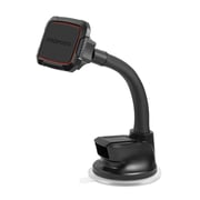 Promate Magnetic Car Mount with 360 Degree Rotation,Flexible Gooseneck and Anti-Slip, MagMount-6 Maroon