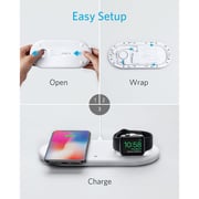 Anker Powerwave+ Pad With Watch Holder White