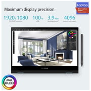 لاب توب أسوس زين بوك فليب 13 OLED UX363EA-OLED001T - Core i7 2.8GHz 16GB 1TB Shared Win10 13.3inch FHD Pine Gray لوحة مفاتيح عربي / إنجليزي