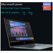 لاب توب أسوس زين بوك فليب 13 OLED UX363EA-OLED001T - Core i7 2.8GHz 16GB 1TB Shared Win10 13.3inch FHD Pine Gray لوحة مفاتيح عربي / إنجليزي