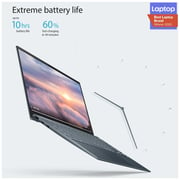 لاب توب أسوس زين بوك فليب 13 OLED UX363EA-OLED001T - Core i7 2.8GHz 16GB 1TB Shared Win10 13.3inch FHD Pine Gray لوحة مفاتيح عربي / إنجليزي