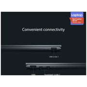 Asus ZenBook Flip 13 Laptop - 11th Gen Core i7 2.8GHz 16GB 1TB Shared Win10 13.3inch FHD Pine Grey English/Arabic Keyboard OLED UX363EA OLED001T (2021) Middle East Version